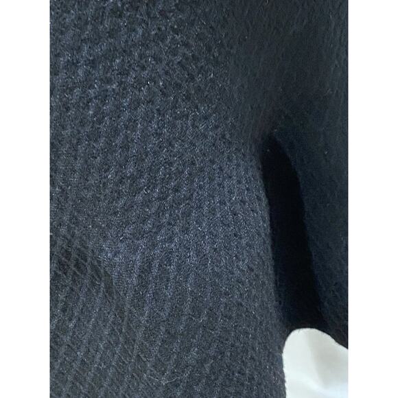 Theory Womens Size Small Black Stretch Knit Textured Mini Skirt - Picture 2 of 10